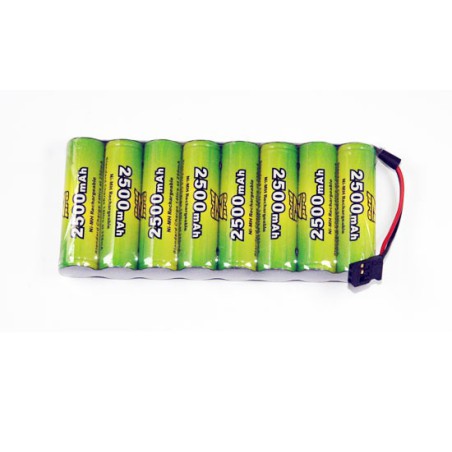 NIMH battery for radio controlled device TX S 9.6V/AP-2500 Futaba Type Servo | Scientific-MHD NIMH battery for radio controlled device TX S 9.6V/AP-2500 Futaba Type Servo | Scientific-MHD