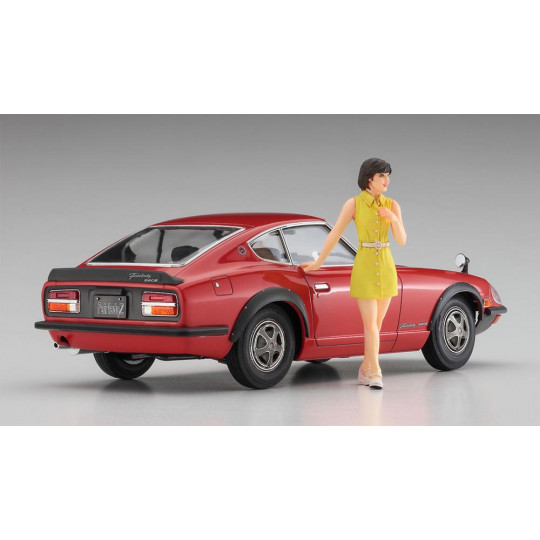 Plastic Model of Nissan Fairlady 240ZG with 70s Figure 1:24 SP539 Plastic Model of Nissan...