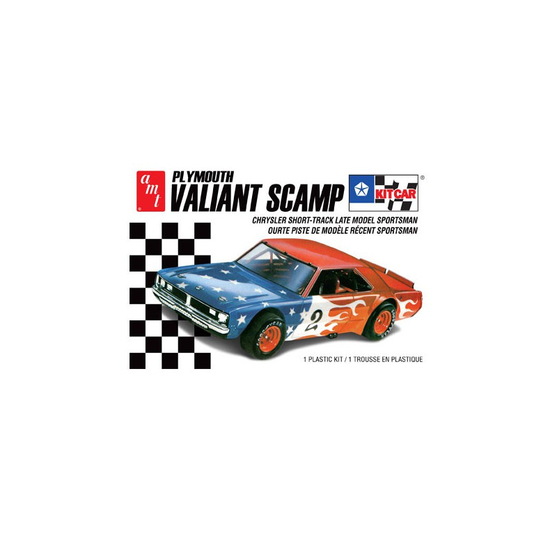 Plymouth plastic car cover Valiant Scamp Kit Car 1/25 | Scientific-MHD