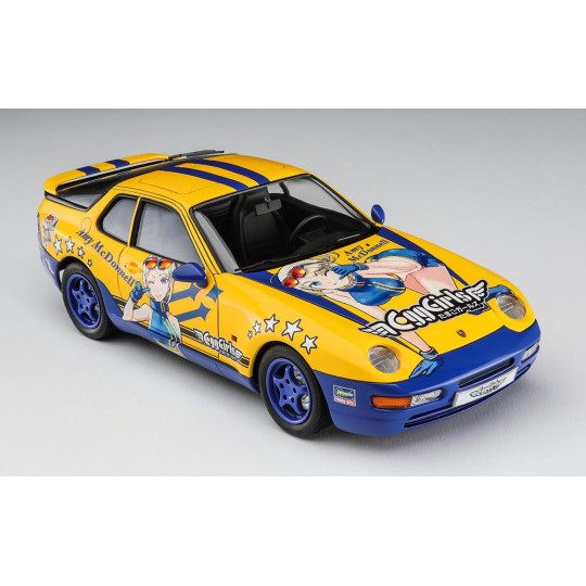 Plastic model car Porsche 968 covering "Egg Girls Amy McDonnell" 1:24 SP538 Plastic model car Porsche...