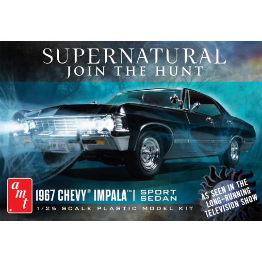 1967 CHEVY IMPALA 4-DOOR SUPERNATURAL 1:25 SCALE MODEL KIT 1967 CHEVY IMPALA 4-DOOR...