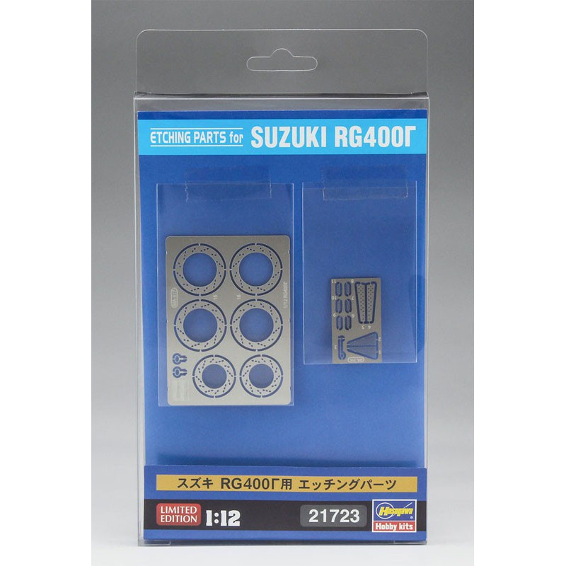 Plastic motorcycle model SUZUKI RG400 photo-cut parts | Scientific-MHD