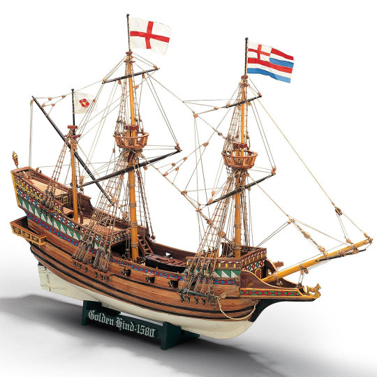 Static Golden Hind Boat