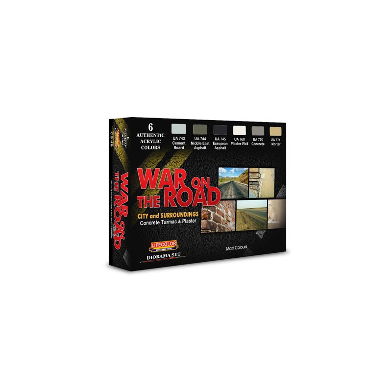 Acrylic painting set war on the road | Scientific-MHD