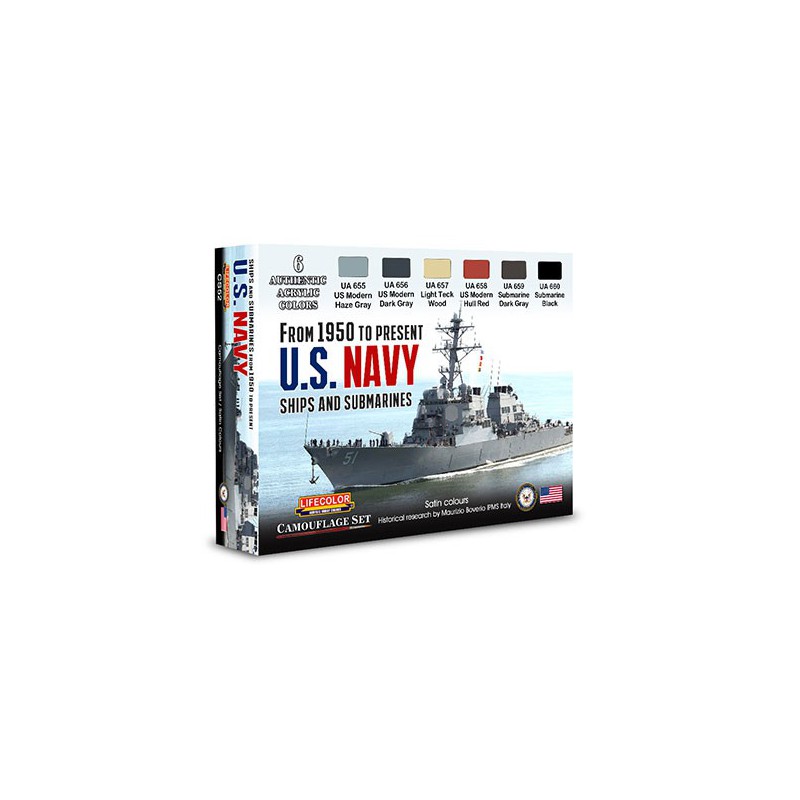 Acrylic paint US Navy Ships and Submarines | Scientific-MHD