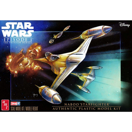 STAR WARS Plastic Science Fiction Model - Naboo Starfighter 1:48 STAR WARS Plastic Science...