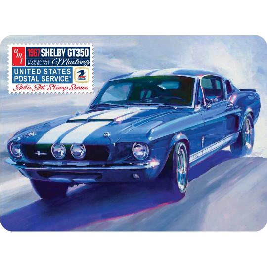 Plastic Model of SHELBY GT350 1967 USPS STAMP SERIES 1:25 Plastic Model of SHELBY...