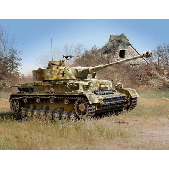 Panzer IV Ausf.H plastic tank model "latest version" 1:35 Panzer IV Ausf.H plastic...