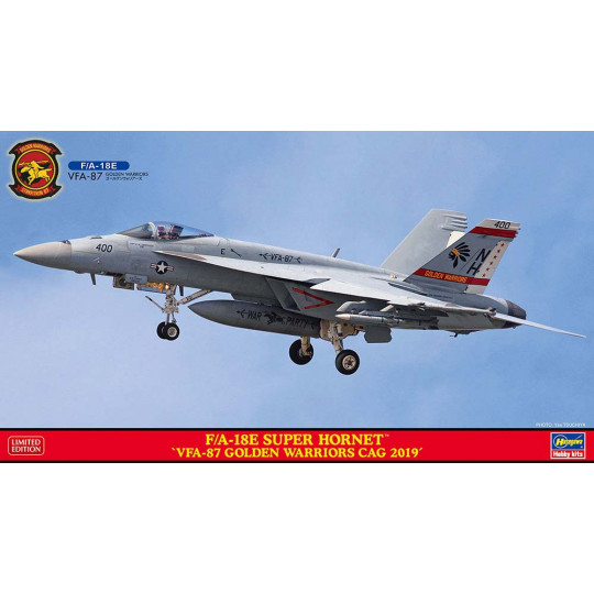 F/A-18E Super Hornet plastic model aircraft "VFA-87 Golden Warriors CAG 2019" 1:72 F/A-18E Super Hornet...