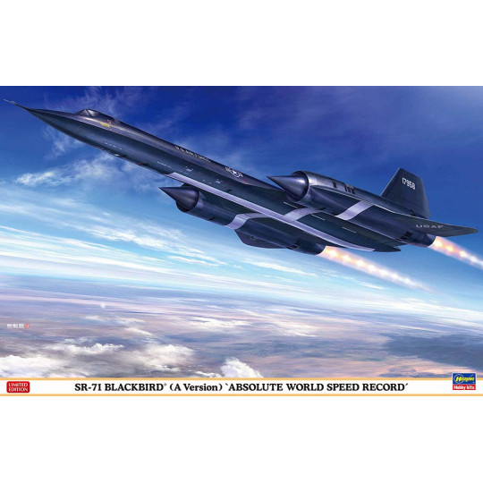 Plastic Model Aircraft SR-71 Blackbird (A version) 'world absolute speed record' 1:72 Plastic Model Aircraft...