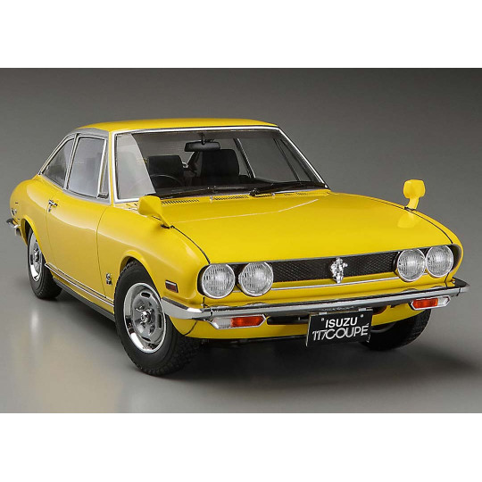 Plastic Model of 1976 Isuzu 117 Coupe Mid-Series (XE) 1:24 Plastic Model of 1976 Isuzu...