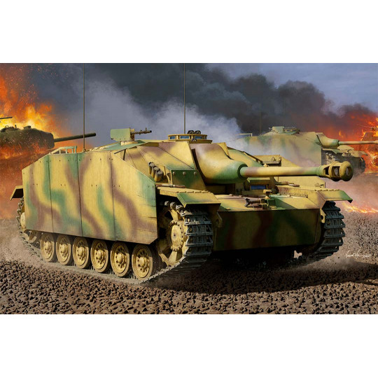 Plastic model of StuG.III...