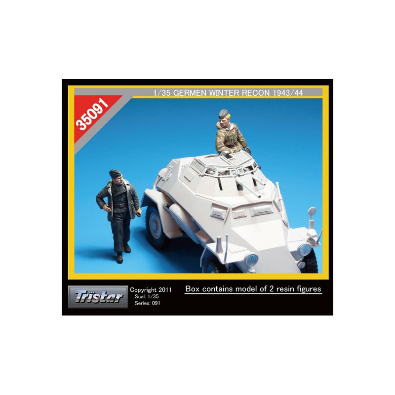 Plastic tank model Winter recognition 43/44 1/35 | Scientific-MHD