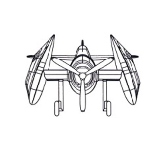 F6F HELLCAT plastic boat model (pre-pained) 1/350 F6F HELLCAT plastic boat model (pre-pained) 1/350 | Scientific-MHD