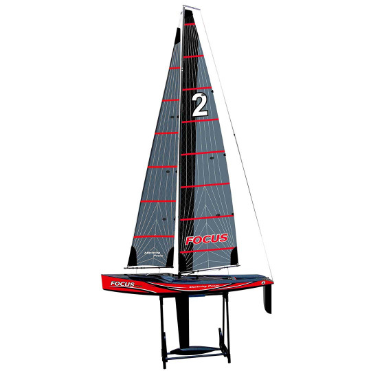 Radio-controlled sailboat...