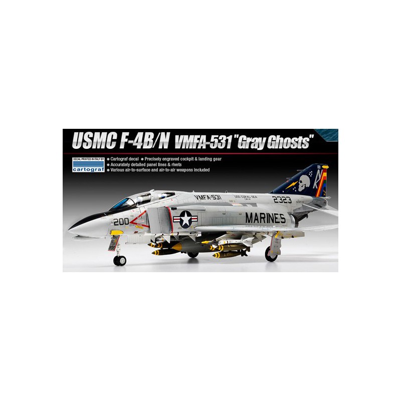 F-4B plastic plane model/n Gray Ghosts 1/48 | Scientific-MHD F-4B plastic plane model/n Gray Ghosts 1/48 | Scientific-MHD