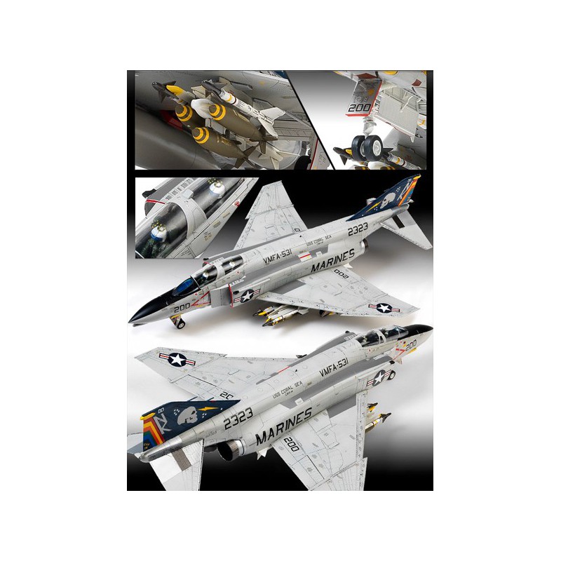 F-4B plastic plane model/n Gray Ghosts 1/48 | Scientific-MHD F-4B plastic plane model/n Gray Ghosts 1/48 | Scientific-MHD