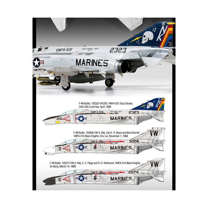 F-4B plastic plane model/n Gray Ghosts 1/48 | Scientific-MHD F-4B plastic plane model/n Gray Ghosts 1/48 | Scientific-MHD