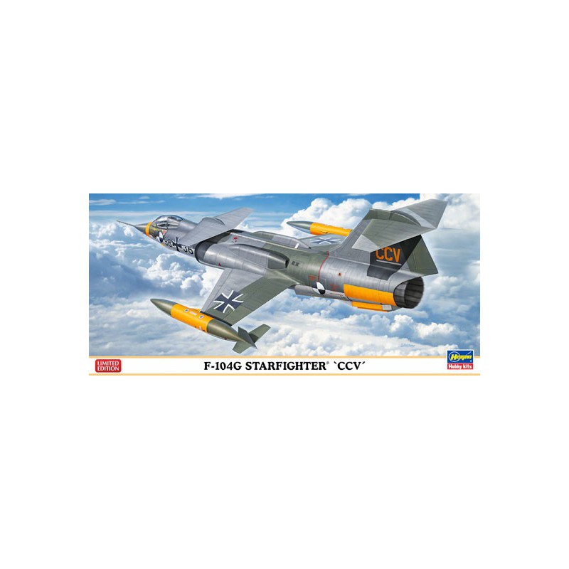 Plastic plane model F-104G Starfighter "CCV" 1/72 | Scientific-MHD