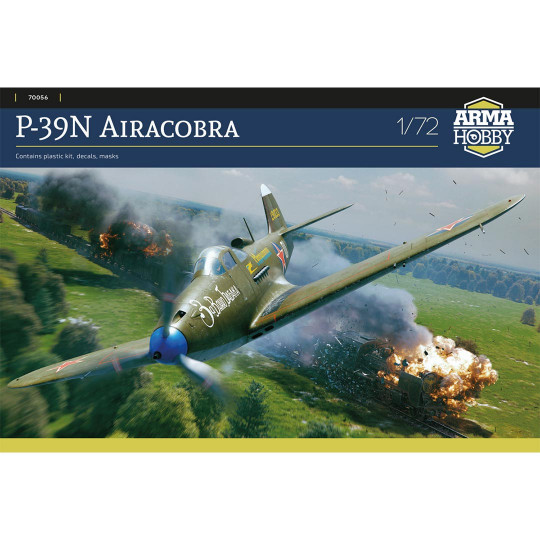 Plastic model aircraft P-39N Airacobra 1:72 Plastic model aircraft...
