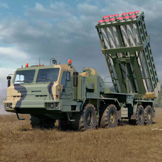 Plastic Model of Russian Missile Truck 9M96 of 50P6E TEL S350E Vityaz 1:35 Plastic Model of Russian...