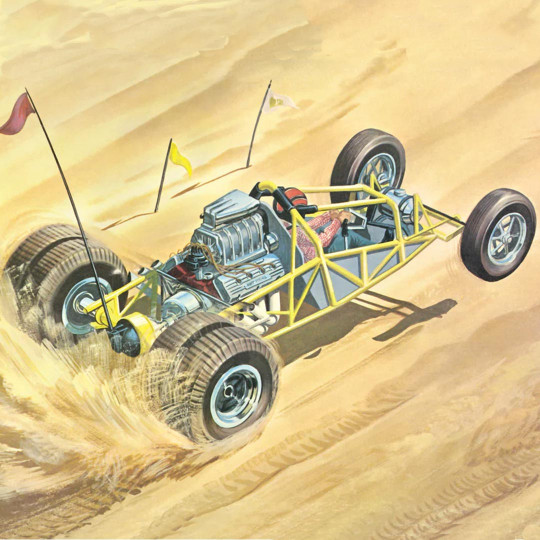 Plastic Model Car Sandkat Dune Dragster 1:25 Plastic Model Car Sandkat...