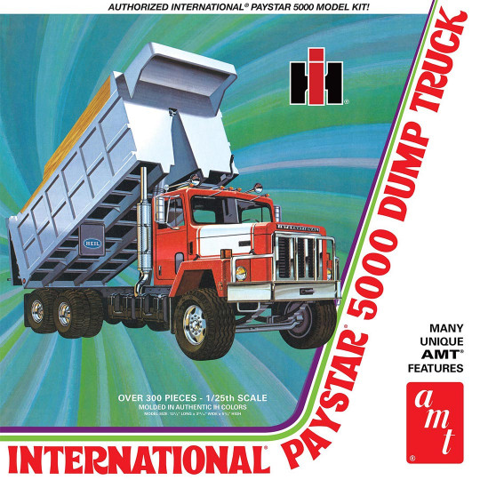 Model plastic dump truck...