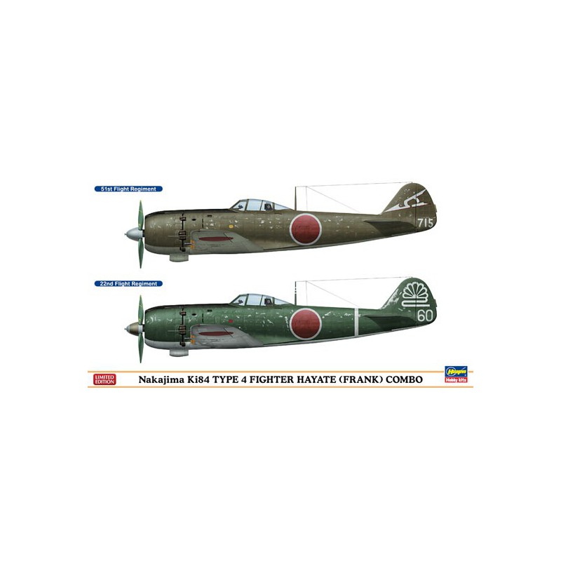 Plastic plane model Combo Ki84 Type 4 1/72 | Scientific-MHD