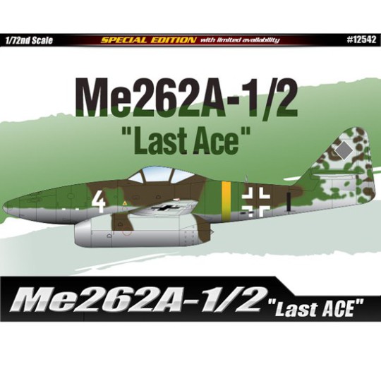 Plastic plane model Me 262A-1/2 LAST ACE 1/72 | Scientific-MHD