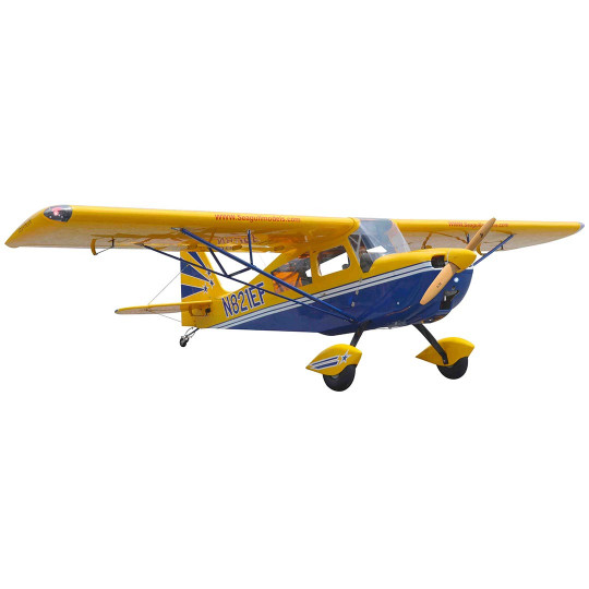 SUPER DECATHLON 60-85 cc yellow ARF radio controlled thermal aircraft SUPER DECATHLON 60-85 cc...