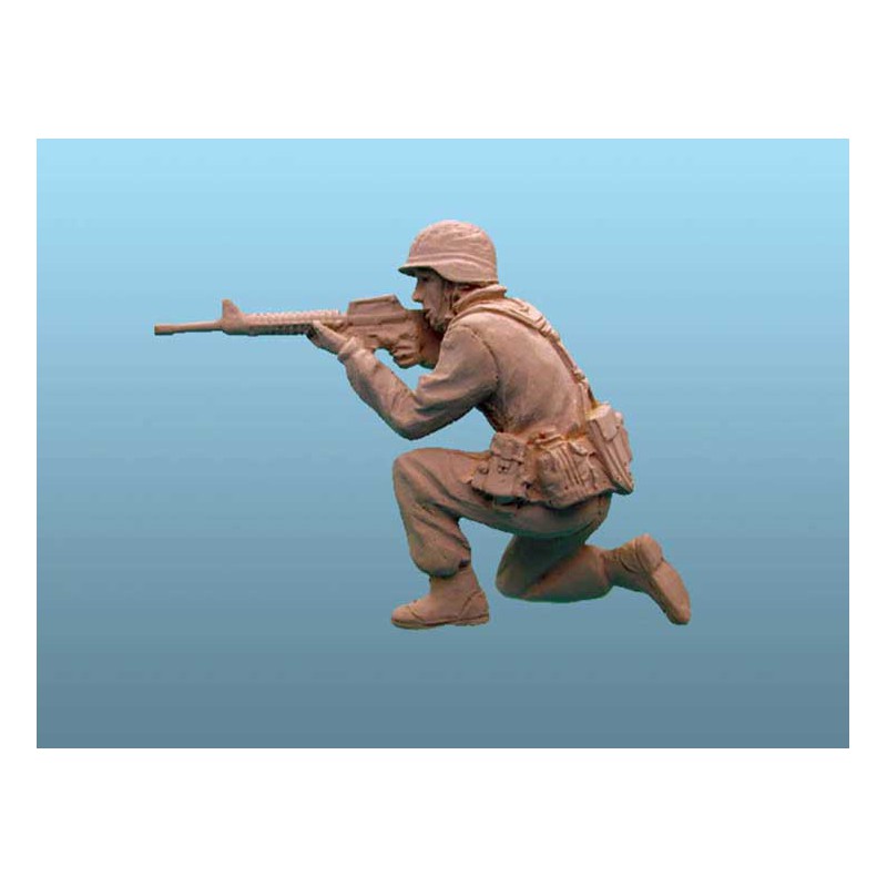 Wwii painted American figurine 1/144 | Scientific-MHD