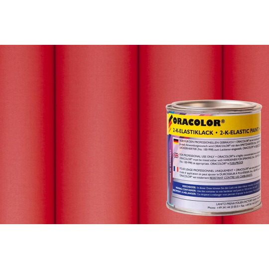 ORACOLOR Red elastic paint...