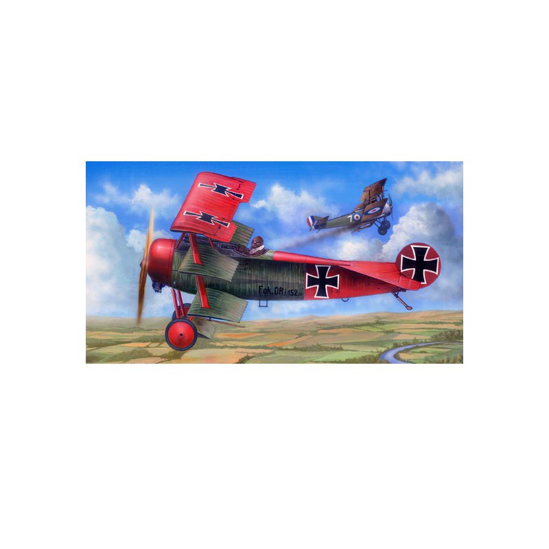 Plastic plastic model Fokker Dr.i 1/24 | Scientific-MHD
