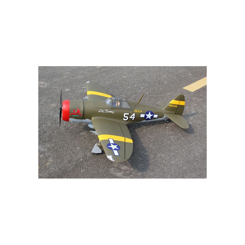 Radio-controlled thermal aircraft P-47 Little Bunny 10cc ARF | Scientific-MHD