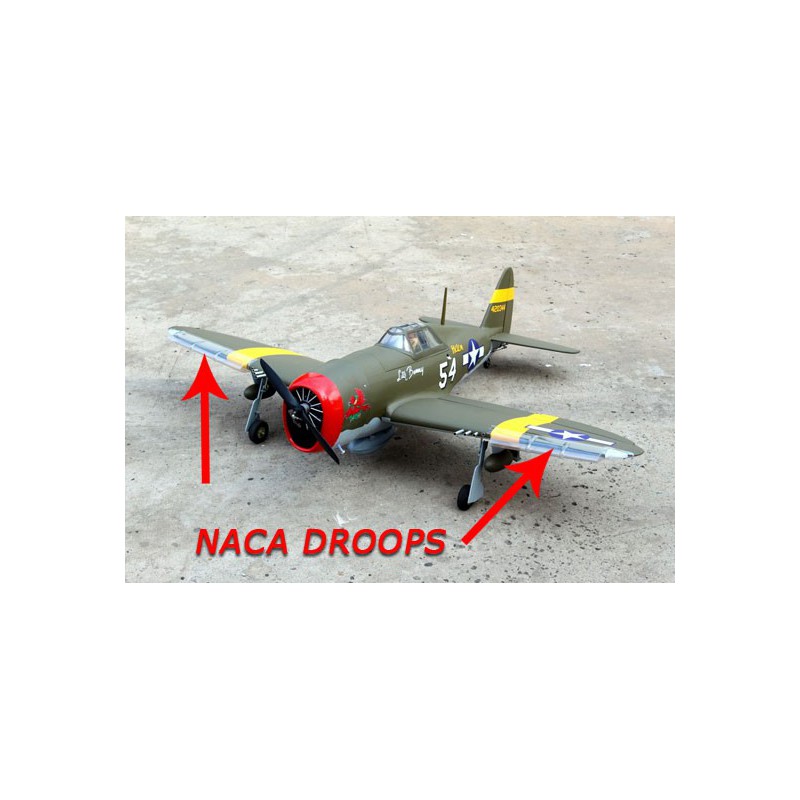 Radio-controlled thermal aircraft P-47 Little Bunny 10cc ARF | Scientific-MHD