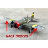 Radio-controlled thermal aircraft P-47 Little Bunny 10cc ARF | Scientific-MHD