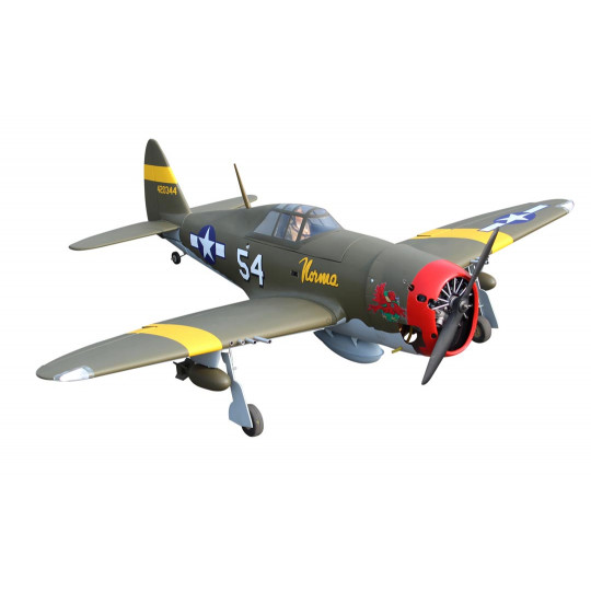 P-47D Little Bunny MKII 10cc ARF radio controlled thermal aircraft with electric retractable landing gear P-47D Little Bunny MKII...