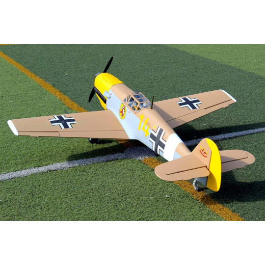 Bf109-4 Trop 20cc ARF radio controlled thermal aircraft with electric retractable landing gear Bf109-4 Trop 20cc ARF radio...