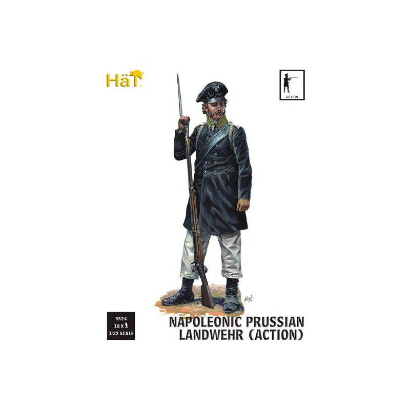 Prussian figurine in 1/32 action | Scientific-MHD