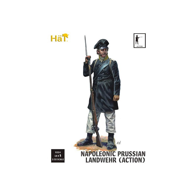 Prussian figurine in 1/32 action | Scientific-MHD