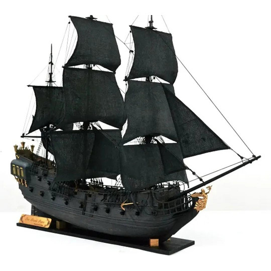 Wooden model to build Black...