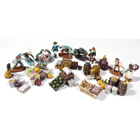 Static boat set Characters,...