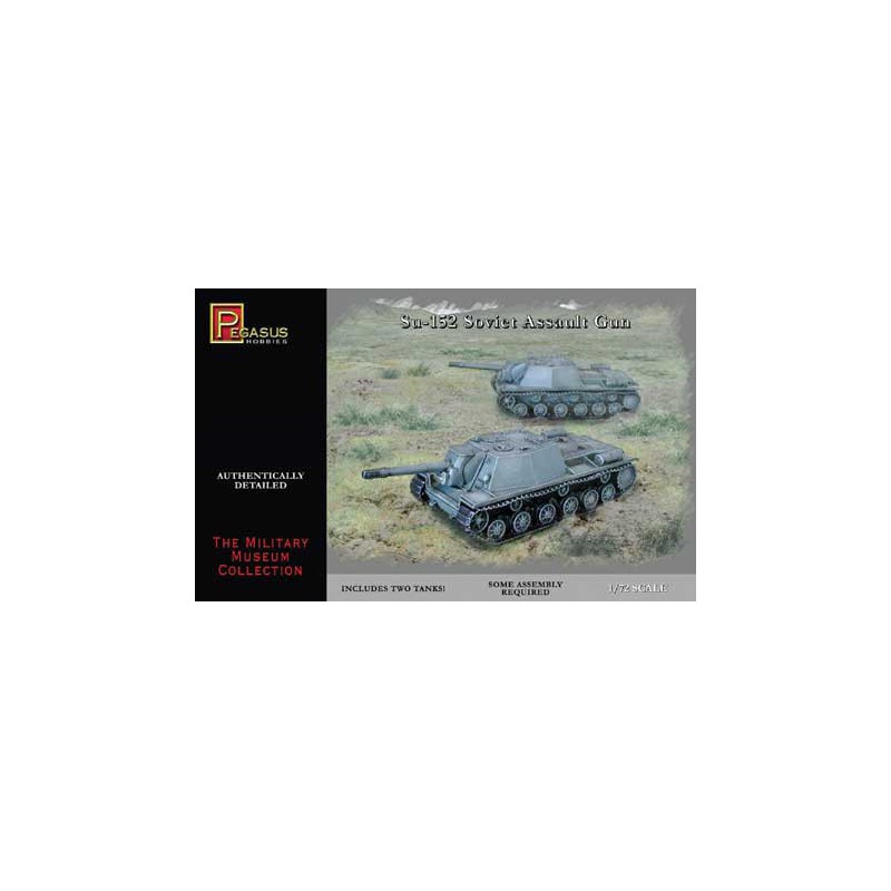 SU-152 plastic tank model SOVIET ASSAULT GUN 1/72 | Scientific-MHD