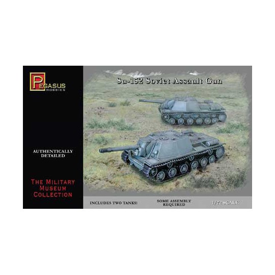SU-152 plastic tank model SOVIET ASSAULT GUN 1/72 | Scientific-MHD