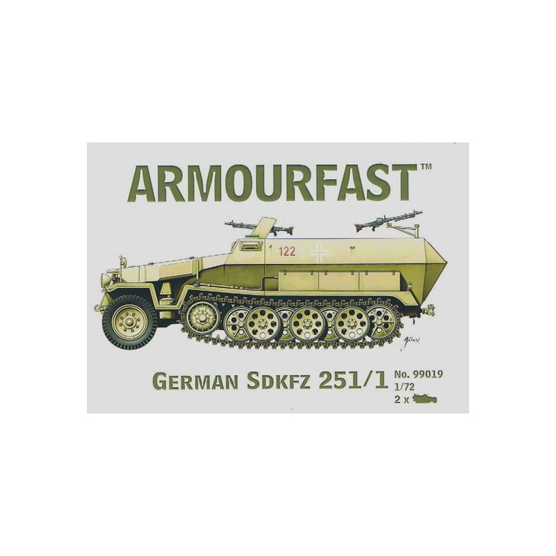 Plastic tank model German SDFKZ 251 1 | Scientific-MHD