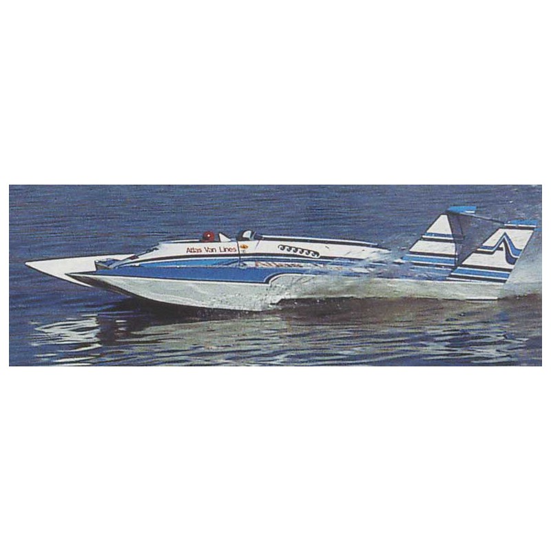 Atlas Van Line radio -controlled thermal boat | Scientific-MHD