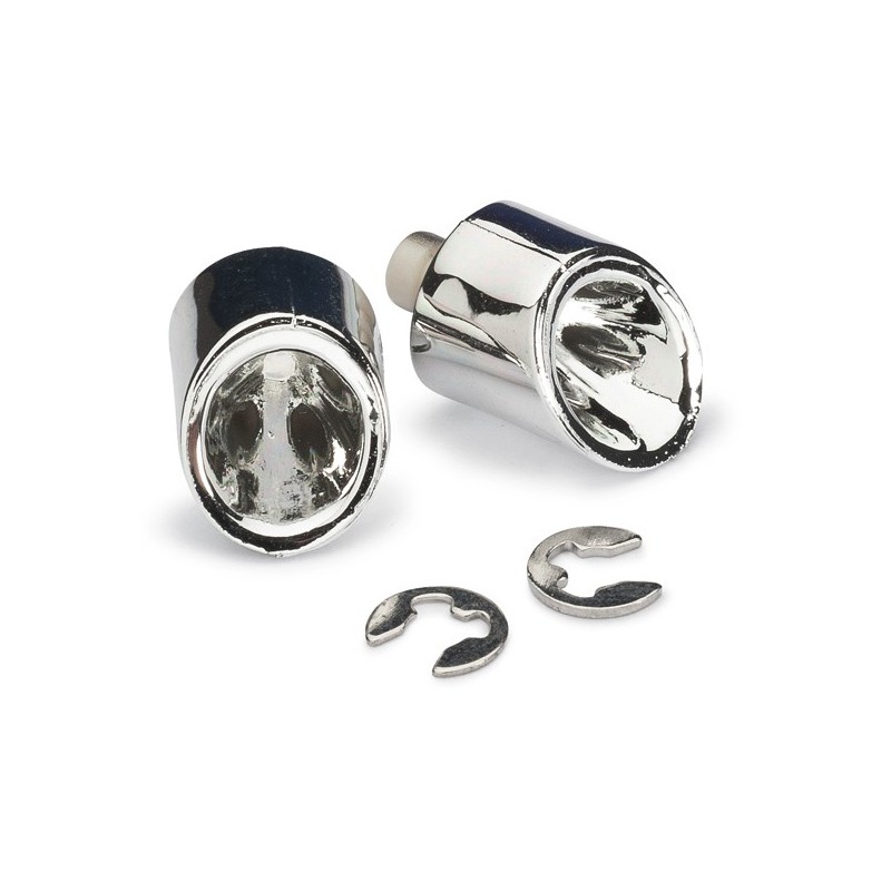 Radio -controlled car accessories 2 chrome exhaust outputs | Scientific-MHD