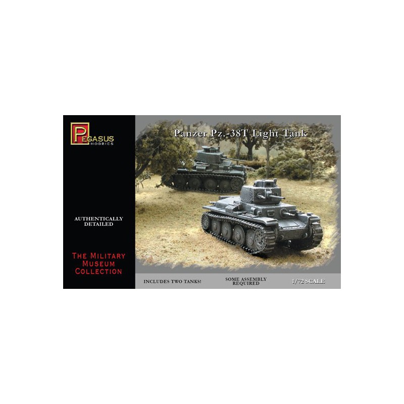 Panzer PZ38 (t) Light Tank 1/72 plastic | Scientific-MHD