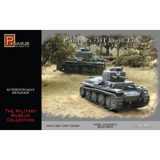 Panzer PZ38 (t) Light Tank 1/72 plastic Panzer PZ38 (t) Light Tank 1/72 plastic | Scientific-MHD