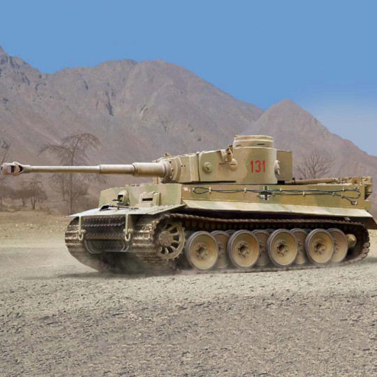 Plastic model of German Tiger I tank early production version 1:72 Plastic model of German...